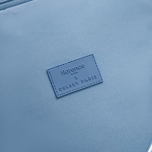 florence by mills On A Roll Two Wheel Rolling Travel Duffle Bag, Zinc Blue, 28 Inch