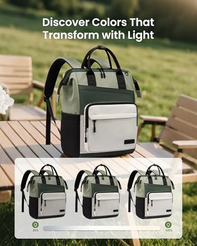 LOVEVOOK Laptop Backpack for Women, 15.6 Inch Travel Backpack for Work College Business, Water Resistant Teacher Nurse Bag with Large Capacity, School Bookbag Bags Cute Daypack for Woman Girls