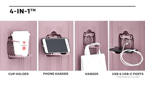 Travelers Club Chicago Plus Hardside Luggage, Mauve, 20" Carry-On