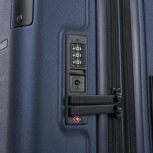 Travelpro Platinum Elite Hardside Expandable Spinner Wheel Luggage TSA Lock Hard Shell Polycarbonate Suitcase, Aviator Navy, Checked-Medium 25-Inch