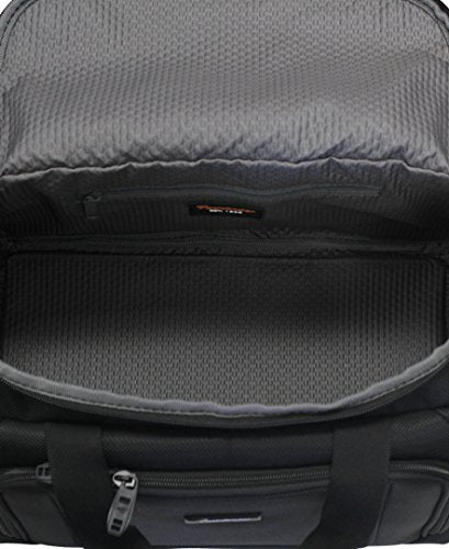 Pathfinder Presidential Luggage Collection - 16 Inch Carry On Weekender Overnight Travel Business Shoulder Bag - Lightweight Underseat Cabin Baggage (Black)
