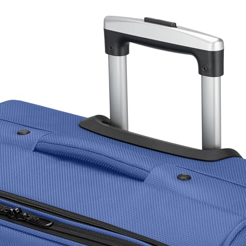 SWISSGEAR Sion Softside Expandable Spinner Luggage Durable Lightweight Travel Suitcase, Regatta, Checked-Large