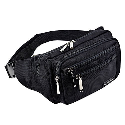Oxpecker Waist Pack Bag, Black