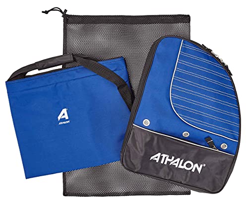 Athalon Deluxe Two Piece Ski and Boot Bag Set, Blue/Black