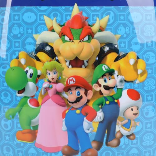 Bioworld Super Mario 16.5-Inch ABS Youth Carry-on Luggage with Trolley Handle for Toddler