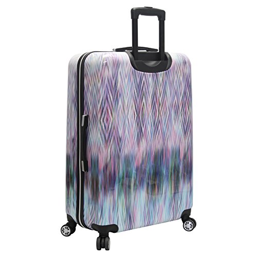 Steve Madden Luggage Collection - 3 Piece Hardside Lightweight Spinner Suitcase Set - Travel Set includes 20 Inch Carry On, 24 inch and 28 Inch Checked Suitcases (Diamond)