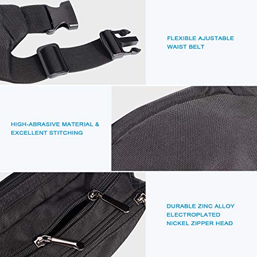 Oxpecker Waist Pack Bag, Black