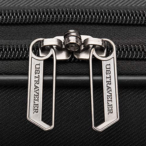 U.S. Traveler Aviron Bay Expandable Softside Luggage With Spinner Wheels, Black, Carry-on 23-Inch