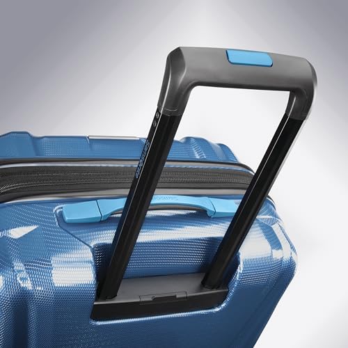 Samsonite SWERV DLX Spinner 4 Wheel 3-Piece Set Hard Side Travel Suitcase with Side Carry Handle, Telescopic Handle, and TSA Lock, Lagoon