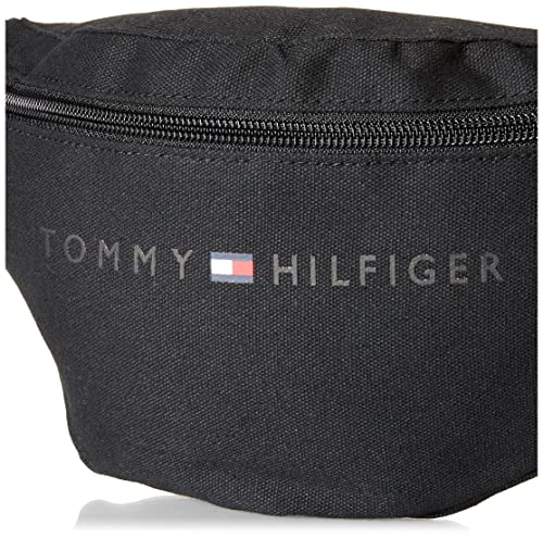 Tommy Hilfiger mens Jackson Fanny Pack, Black, One Size US