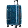 Spyder Matrix 29 Inch Large Checked Luggage Expandable Hardside Upright Suitcase with 360° Spinner Wheels, TSA Approved Lock, Blue