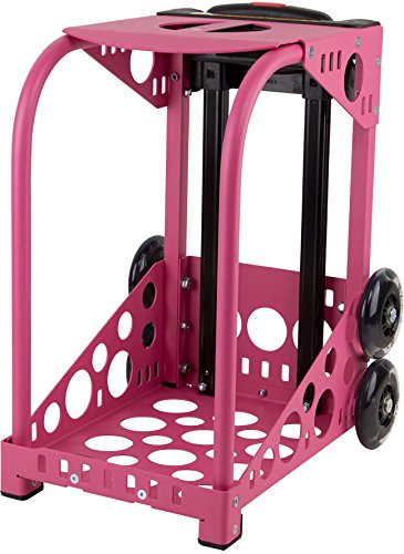 ZUCA "Island Life Sport Insert Bag, Pink Frame with Flashing Wheels