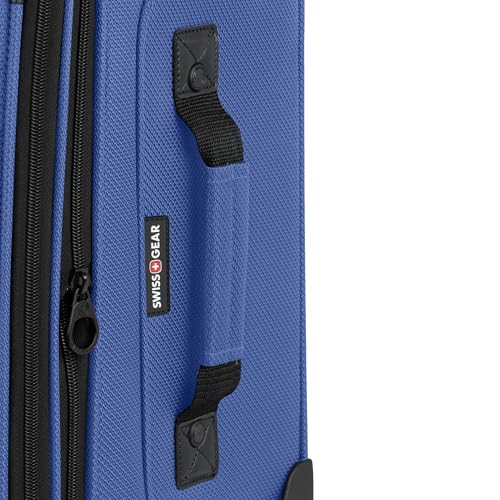 SWISSGEAR Sion Softside Expandable Spinner Luggage Durable Lightweight Travel Suitcase, Regatta, Carry-On