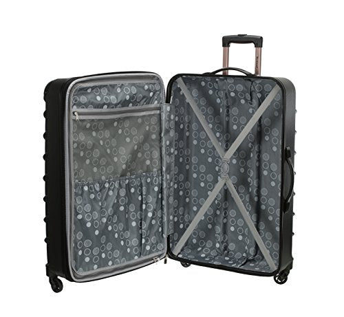 Rockland Speciale Hardside 2-Piece Expandable Spinner Luggage Set, Black, 2-Piece Set (20/28) (F230-BLACK)