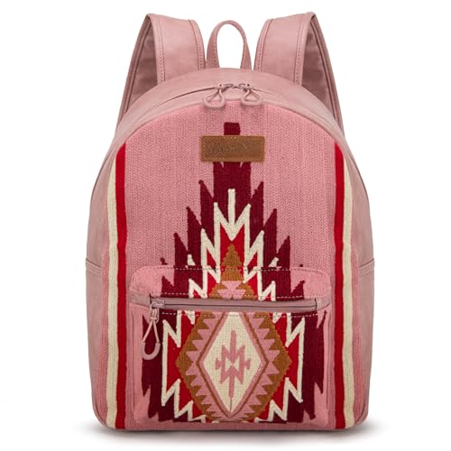 Montana West Wrangler Aztec Knitted Backpack for Women Western Casual Daypack