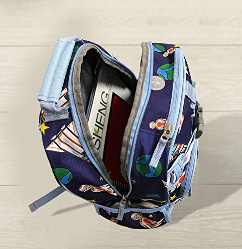 effe bebe Ethan & Emerson School Backpack, Pink Bull Dog (Large)