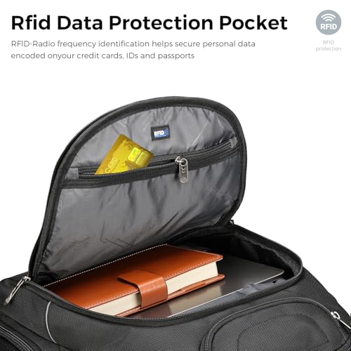 Swissdigital Design TSA Business Laptop Backpack For Men,Travel Backpack With USB Charging Port,College Tech Backpacks With RFID Pockets Presents For Men Fits 15.6 Inch Computer | J16BT-1