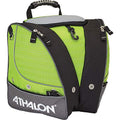 Athalon Tri-Athalon Kids Boot Bag/Backpack for Skiing, Snowboarding, Holds Boots, Helmet, Goggles, Gloves, Lime/Gray, One Size