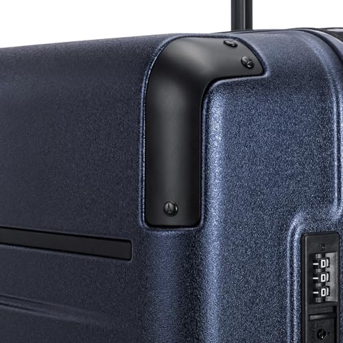 Travelpro Platinum Elite Hardside Expandable Spinner Wheel Luggage TSA Lock Hard Shell Polycarbonate Suitcase, Aviator Navy, Checked-Medium 25-Inch