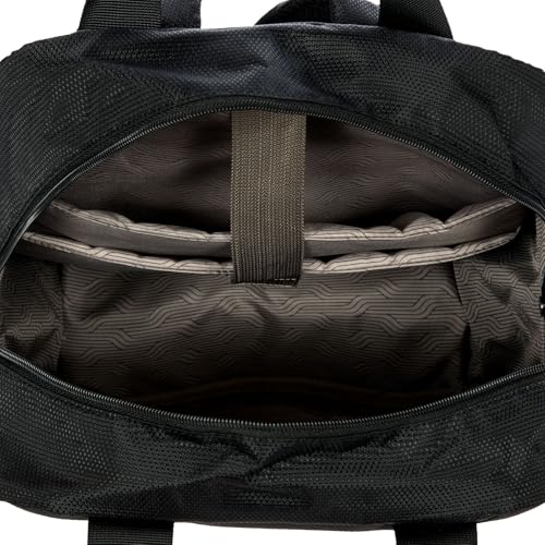 Bric's B|Y Ulisse Backpack - Premium Bag for Women and Men - Light Carry On and Airplane Travel Essential - Dual Top Handle, Luggage Passthrough - Black