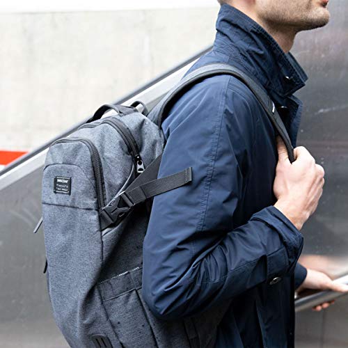 SwissGear Hybrid Travel Laptop Backpack, Heather Grey, 18-Inch