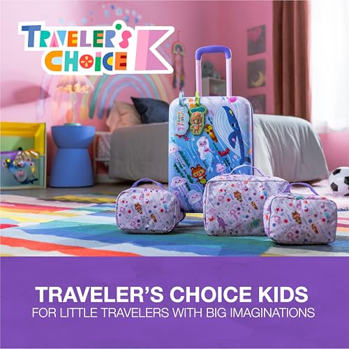 Traveler's Choice Kids JoJo the Bear's Travel Adventure, Under the Sea, 20-Inch Carry-On