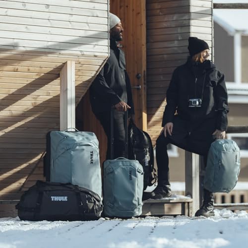 Thule Chasm 30L Duffel - Wide Opening for Easy Packing - Converts to Backpack - Internal mesh Pockets - Padded Bottom - Lockable Zippers - 100% Recycled Fabric, Webbing and mesh