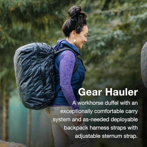 Osprey Transporter 40L Lightweight Travel Duffel Bag - Water Resistant Carry On Gear Bag for Men and Women, Pine Leaf