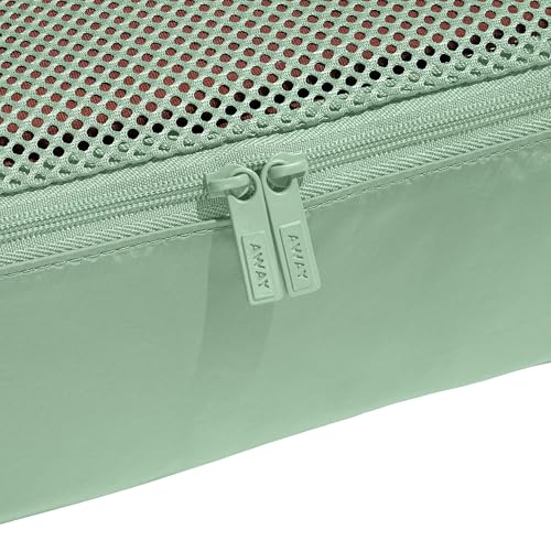 Away Insider Packing Cubes Set of 4 – Lightweight Travel Organizers for Luggage, Suitcases & Carry-On Bags, Sea Green