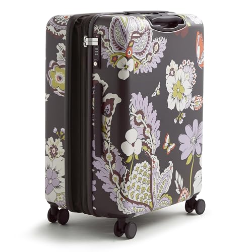 Vera Bradley Women's Hardside Luggage 3 Piece Luggage Set, Subtle Bouquet, One Size