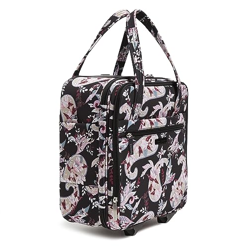 Softside Underseat Rolling Work Bag, Botanical Paisley
