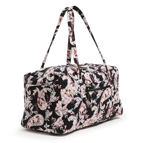 Vera Bradley Women's Cotton Large Travel Duffel Bag, Botanical Paisley, One Size
