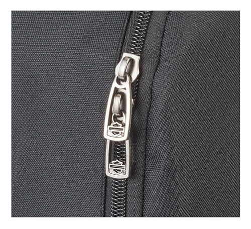 Harley-Davidson Bar & Shield Graphic Backpack w/Adjustable Straps - Black/Orange