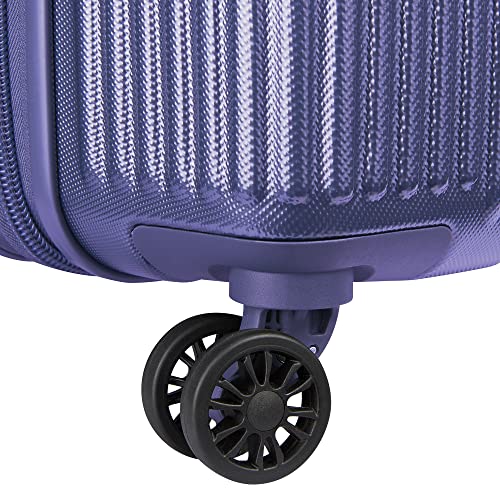 DELSEY PARIS Comete 3.0 Hardside Expandable Luggage with Spinner Wheels, Lavender, 3-Piece Set (20/24/28)