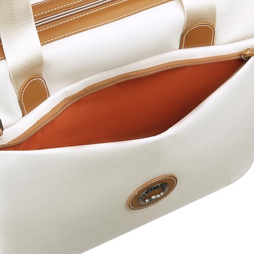 DELSEY PARIS Chatelet 2.0 - Small Weekender - Travel Duffle Bag - Carry On Duffle bag with Laptop Compartment and Shoes Pocket – Lightweight Travel Bag, Angora