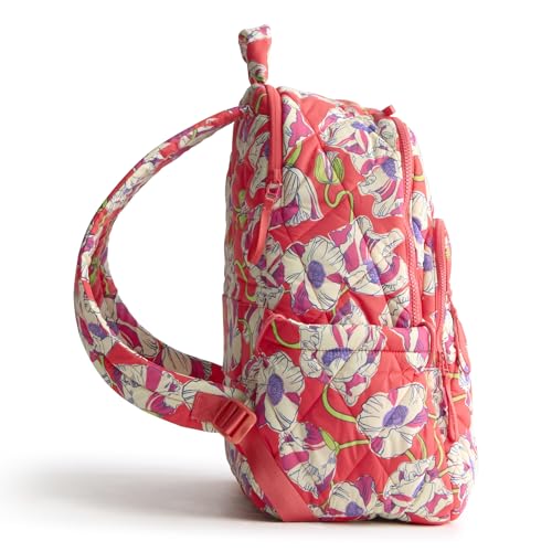 Vera Bradley Women's Featherweight Bancroft Backpack, Swirling Poppies, One Size