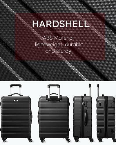 Suitour Luggage Sets 2 Piece with Spinner Wheels,Hard Shell 20 Carry on Suitcase and 28 inch Luggage with Spinner Wheels Suitcase Set with TSA Lock(20in/28in)