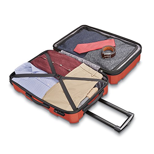 Samsonite Centric Hardside Expandable Luggage with Spinner Wheels, Burnt Orange, Carry-On 20-Inch