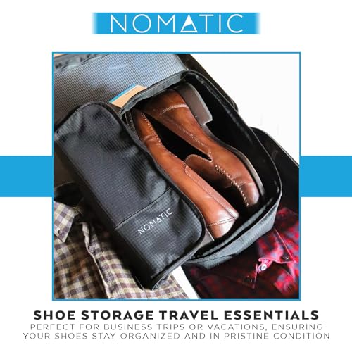 NOMATIC Shoe Cube: Shoe Packing Cube For Travel, Sneaker Bag, Shoe Travel Bag For Luggage