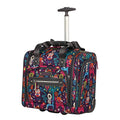 Lily Bloom Designer 15 Inch Carry On - Weekender Overnight Business Travel Luggage - Lightweight 2- Rolling Wheels Suitcase - Under Seat Rolling Bag for Women (Wildwoods)