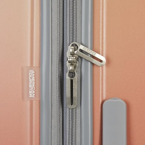 American Tourister Moonlight II Hardside Expandable Luggage with Spinner Wheels, Ombre Peach, Carry-On 20-Inch