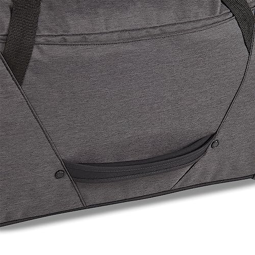 High Sierra Forester 28 Inch Roomy Water Resisting Wheeled Duffel w/Padded Grab Handles, Interior Cross Straps, & Easy to Clean Interior, Black Heather