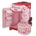 ZUCA Sport Rolling Bag - Groovy Vibes w/Red Frame (w/Insulated Tote Bag)