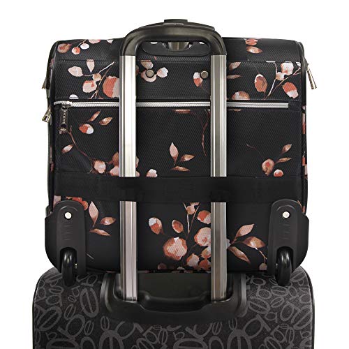 BEBE Valentina-wheeled Under The Seat Carry-on Bag Carry-On Luggage, Floral BRANCH