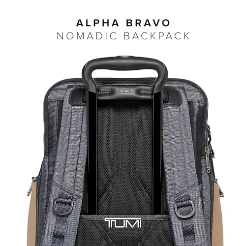 TUMI - Alpha Bravo Nomadic Backpack - Men's Durable Carry On Bag - 18.8" X 15.0" X 9.0" - Fits up to 15" Laptop - Black