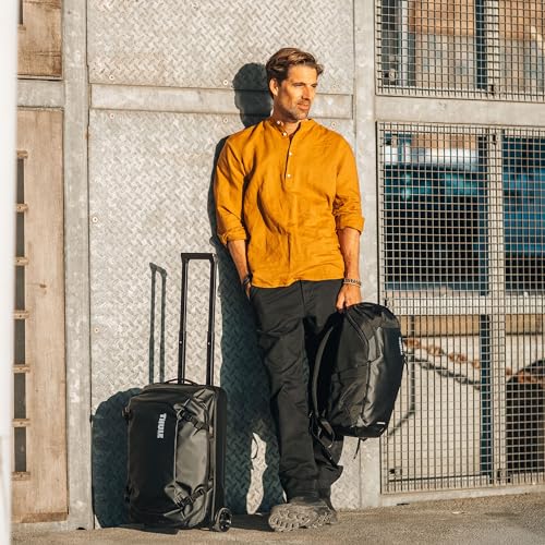 Thule Chasm Wheeled Carry-On Duffel, Black