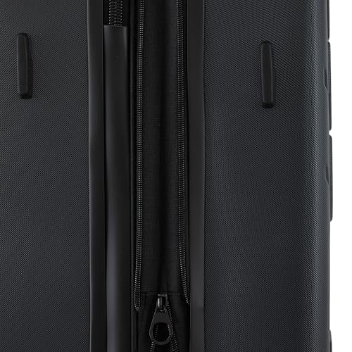 Wrangler ATG Trailway Expandable Hardside Luggage, Jet Black, 22" Carry-On