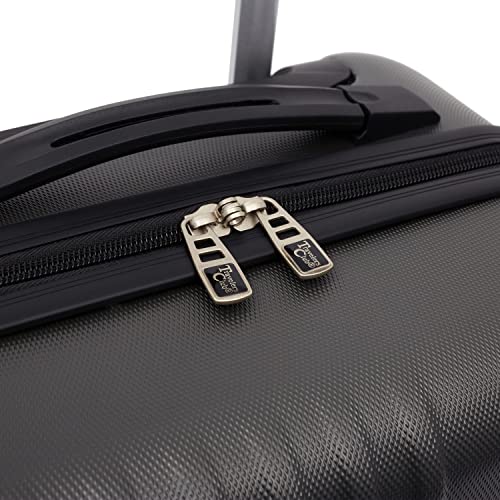 Travelers Club Cosmo Luggage, Charcoal Grey - 20 Inch, 20-Inch