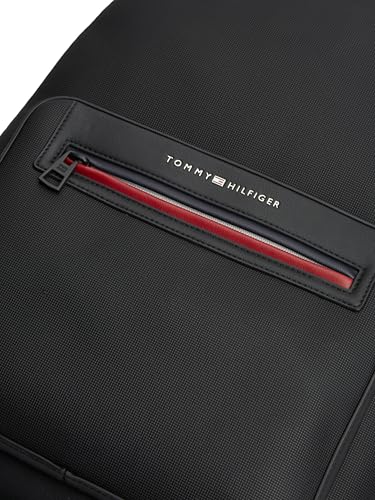 Tommy Hilfiger Men's Foundation Backpack, BLACK One Size