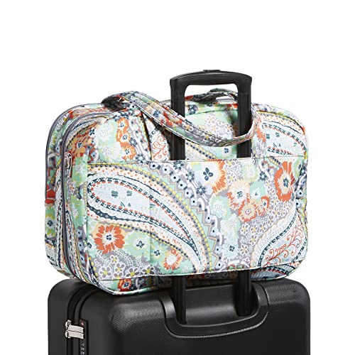 Vera Bradley Women's Lay Flat Travel Bag, Citrus Paisley, One Size